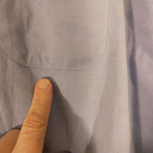 Gitman Bros for Westport dress shirt mens 4XLT 4XL XXXXL TALL big oxford 20-37 - Picture 3 of 9